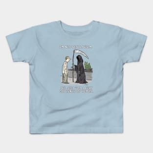 Funny grim reaper cartoon. Kids T-Shirt